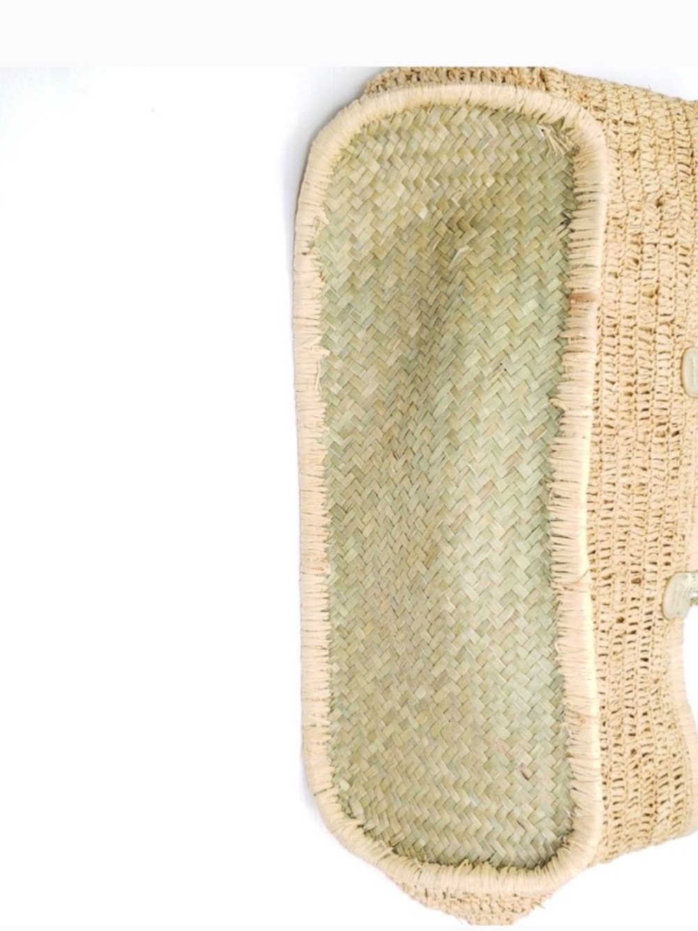 Lilly Pulitzer Riviera straw tote large - Picture 4 of 4
